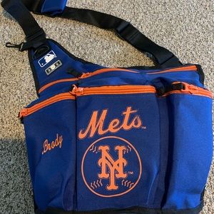 Mets Diaper Bag with “Brody” on it